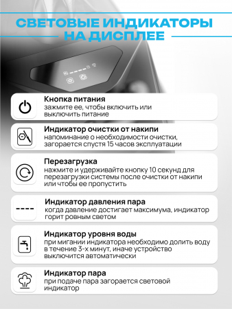 Парогенератор с утюгом Seven Zilver Voltberg