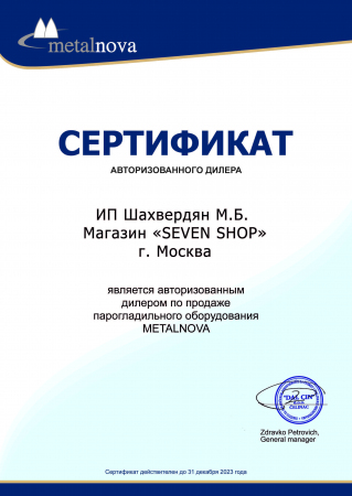 Парогенератор с утюгом Metalnova Vapor 2400 №67 (Уценка)